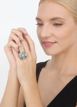 Pastel Multi - Afternoon Bling - Ring von Konplott